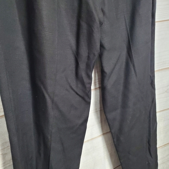 Vintage 90s JH Collectibles Black High Waisted Pleated Trouser Slacks Size 16 - Picture 7 of 11
